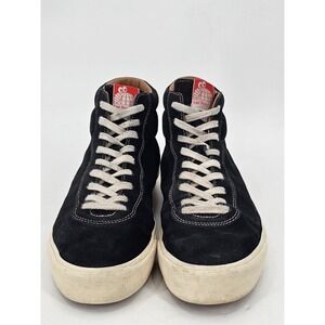 Last Resort AB Mens 13.5 Black Suede Skates Shoes Outdoor High Top Gum Bottom